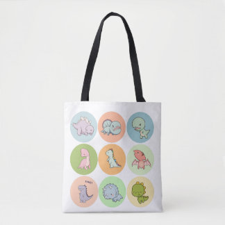 Prehistorische pals tote bag