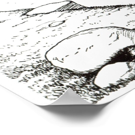 Prehistorische Peeps, 1894 Poster (Hoek)