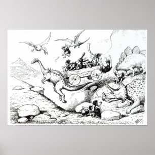 Prehistorische Peeps, 1894 Poster