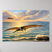 Prehistorische Pterodactylus-dinosauriërs Poster (Voorkant)