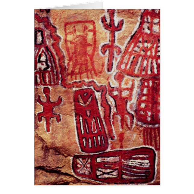 Prehistorische rotsschilderij (Voorkant)