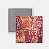 Prehistorische rotsschilderij magneet (Voorkant / Achterkant)