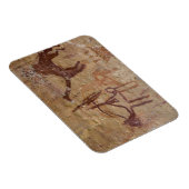 Prehistorische rotsschilderijen met kamelen en magneet (Rechterzijde)