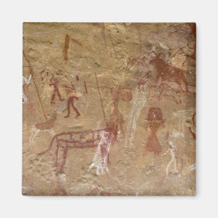 Prehistorische rotstekeningen, Akakus, Sahara Magneet