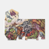 Prehistorische speelplaats bedankdoosjes (Uitgevouwen)