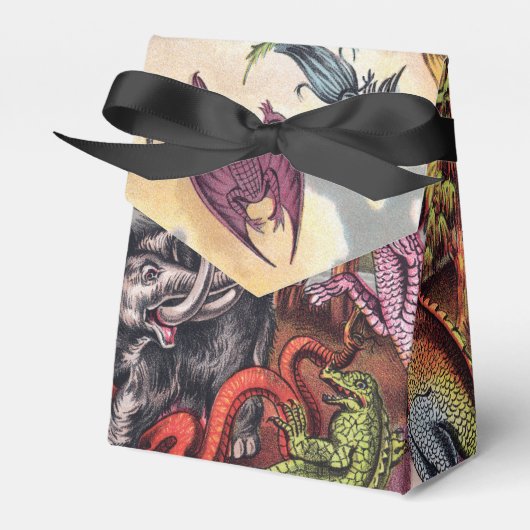 Prehistorische speelplaats bedankdoosjes (Voorkant Zijde)