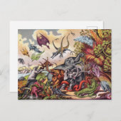 Prehistorische speelplaats briefkaart (Voorkant / Achterkant)