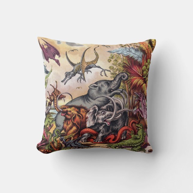 Prehistorische speelplaats kussen (Voorkant)