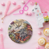 Prehistorische speelplaats papieren bordje (Feest)