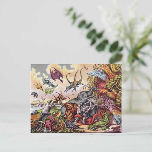 Prehistorische speeltuin Briefkaart (Staand voorkant)