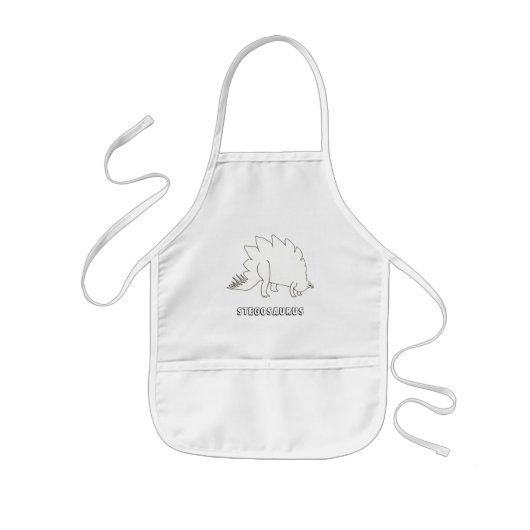 Prehistorische Stegosaurus kleurende schorten (Voorkant)