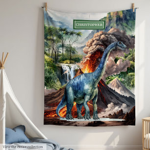 Prehistorische T-Rex Dinosaurus Deken Jongens Verj