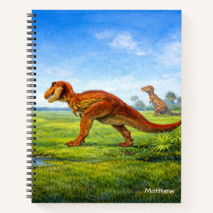 Prehistorische Tyrannosaurus & Triceratops Dinosau Notitieboek