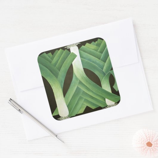 Prei 2014 vierkante sticker (Envelop)