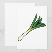 Prei Groente Kaart (Voorkant / Achterkant)