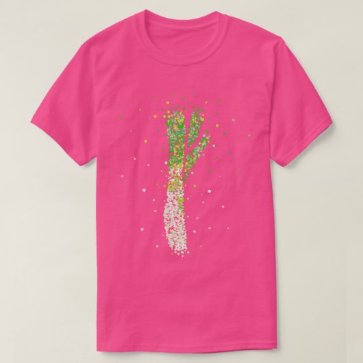 prei kostuum vervanging carnaval confett t-shirt (Design voorkant)