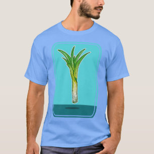 Prei plantaardig plant t-shirt