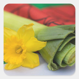 Prei-Welsh aangepast Vierkante Sticker