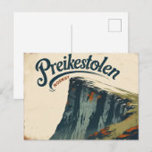 Preikestolen Classic Charm Briefkaart (Voorkant / Achterkant)