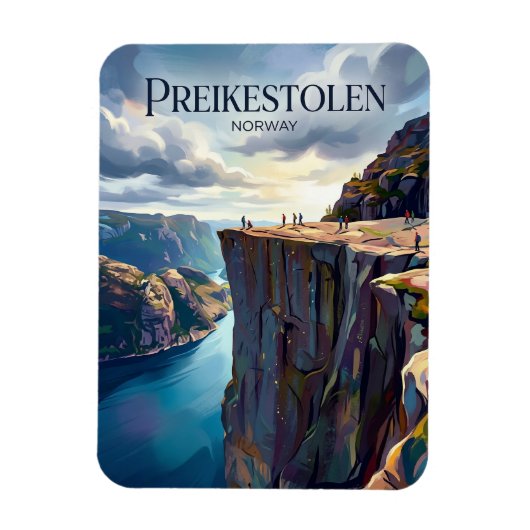 Preikestolen Noorwegen Magneet (Verticaal)