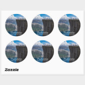 Preikestolen, Norway Ronde Sticker (Vel)