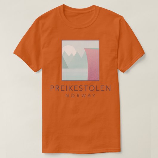 Preikestolen Norway T-shirt (Design voorkant)