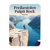 Preikestolen Pulpit Rock Noorwegen Magneet