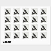 Preivogels Vierkante Sticker (Vel)