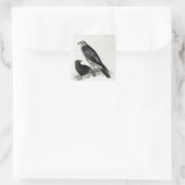 Preivogels Vierkante Sticker (Tas)