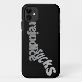Prejudice Sucks aangepaste iPhone-kwestie iPhone 11 Hoesje