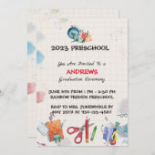 Prek Afstuderen Graph Paper Kaart (Voorkant / Achterkant)