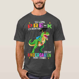 prek Afstuderen pre - k Afstuderen 2022 dinosaurus T-shirt