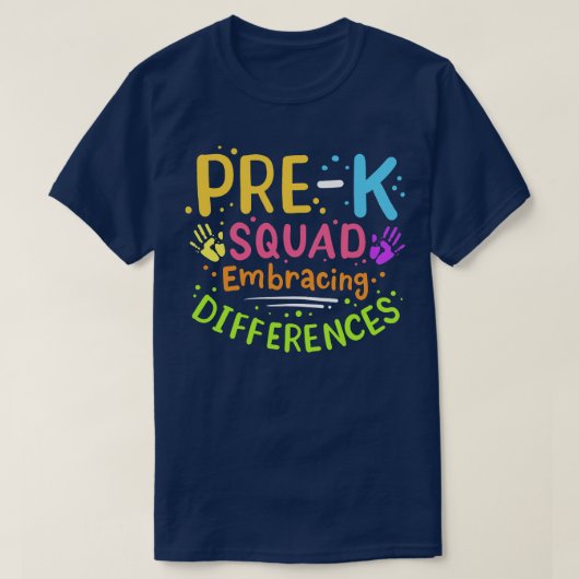 Prek Autisme Snelheidsleraar T-shirt (Design voorkant)