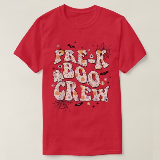 Prek Boo Crew Shirt Groovy Hippie Hwe (Design voorkant)