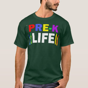 Prek Dude terug naar school eerste dag van de kleu T-shirt
