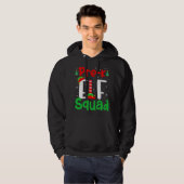 Prek ELF Squad Funny Kerstmis ELF Kinder leraar Hoodie (Voorkant volledig)