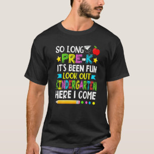 Prek het is leuk om kinderen te leren studeren t-shirt