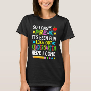Prek het is leuk om kinderen te leren studeren t-shirt
