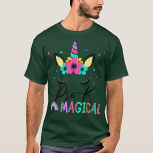 PreK is magisch vierkant terug naar school Unicorn T-shirt