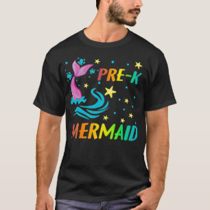 Prek Mermaid Terug naar school Gift voor kinderen  T-shirt
