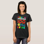Prek overleed 100 dagen voor leraar kind Gi T-shirt (Voorkant volledig)