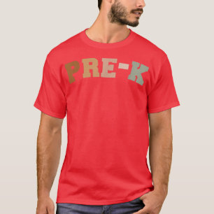 Prek Team Teacher Retro Terug naar School Teach T-shirt
