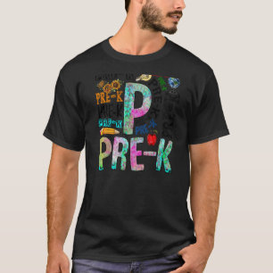 Prek terug naar school potlood Leopard Pre k leraa T-shirt
