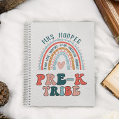 Prek Tribe Teacher Personalized Gift Rainbow Notitieboek