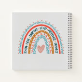 Prek Tribe Teacher Personalized Gift Rainbow Notitieboek (Achterkant)