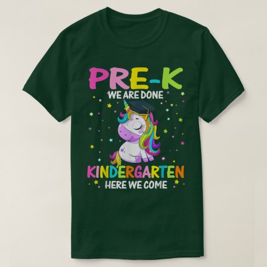 Prek we zijn klaar met de kindertuin hier komen we t-shirt (Design voorkant)