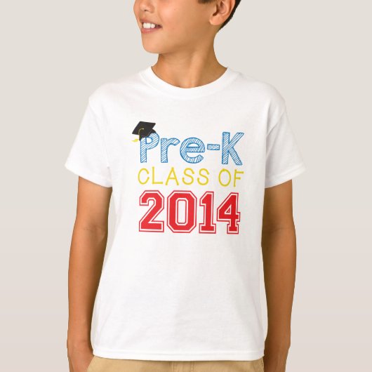 Prekleuterschool van 2014 T-shirt (Voorkant)