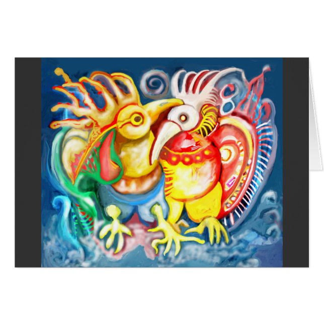 Prekolumbietvogels (Voorkant Horizontaal)