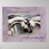 Prelude Horses van Kim McElroy Poster (Voorkant)