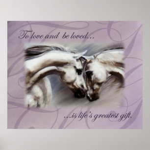 Prelude Horses van Kim McElroy Poster